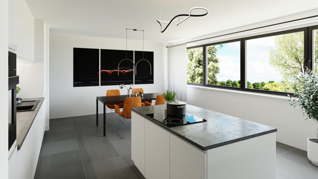 Renderings in der Vermietung enders Marketing